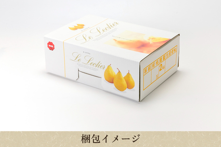 【2024年】新潟特産 幻の洋梨 ル・レクチェ 2kg 【家庭用】（5～7玉）《11月下旬から順次発送》果物 フルーツ 新潟特産 加茂市産ル・レクチェ 梨 西洋梨 加茂市 源ちゃん農園