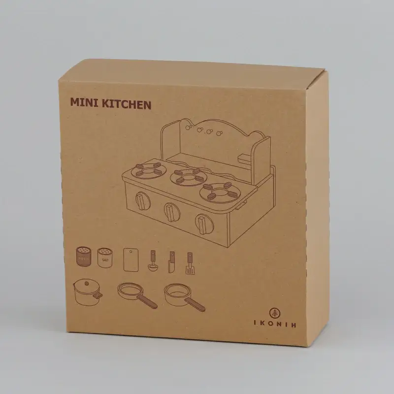 IKONIH ( アイコニー )  ミニキッチン / おもちゃ 子供 こども オモチャ 玩具 プレゼント お祝い 木 出産祝い 安全 オーガニックトイ ファーストトイ ままごど おままごと キッチン【kip001】
