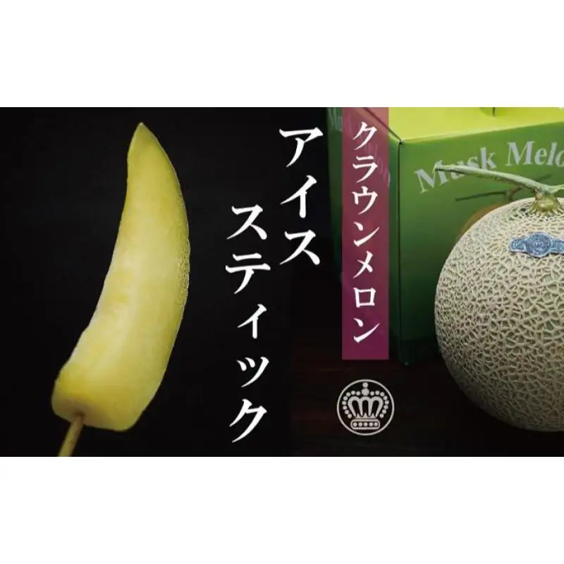 アイススティック 20本 化粧箱 冷凍 フルーツ メロン