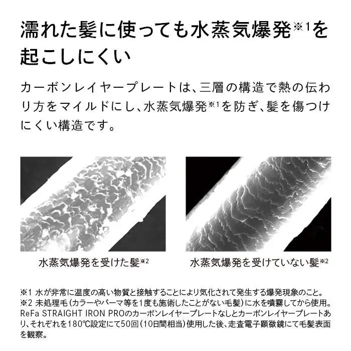 ReFa STRAIGHT IRON PRO【ブラック】 アイロン 家電 美容 リファ アイロン