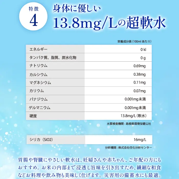 奥出雲の涼水500ml×48本【ミネラルウォーター 天然水 ミネラル成分 溶存酸素 安心 安全 非加熱処理 水 飲み物 飲料 500ml×48本 備蓄水 非常用 防災 キャンプ アウトドア】
