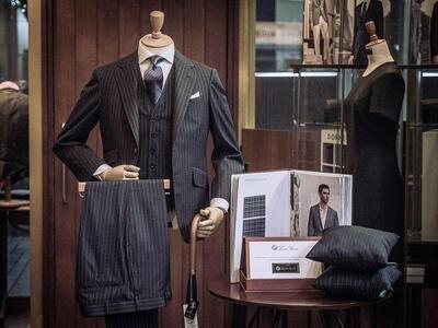【店舗採寸限定】国産ウール＆ポリエステル素材のオーダースーツお仕立券 AGX0009