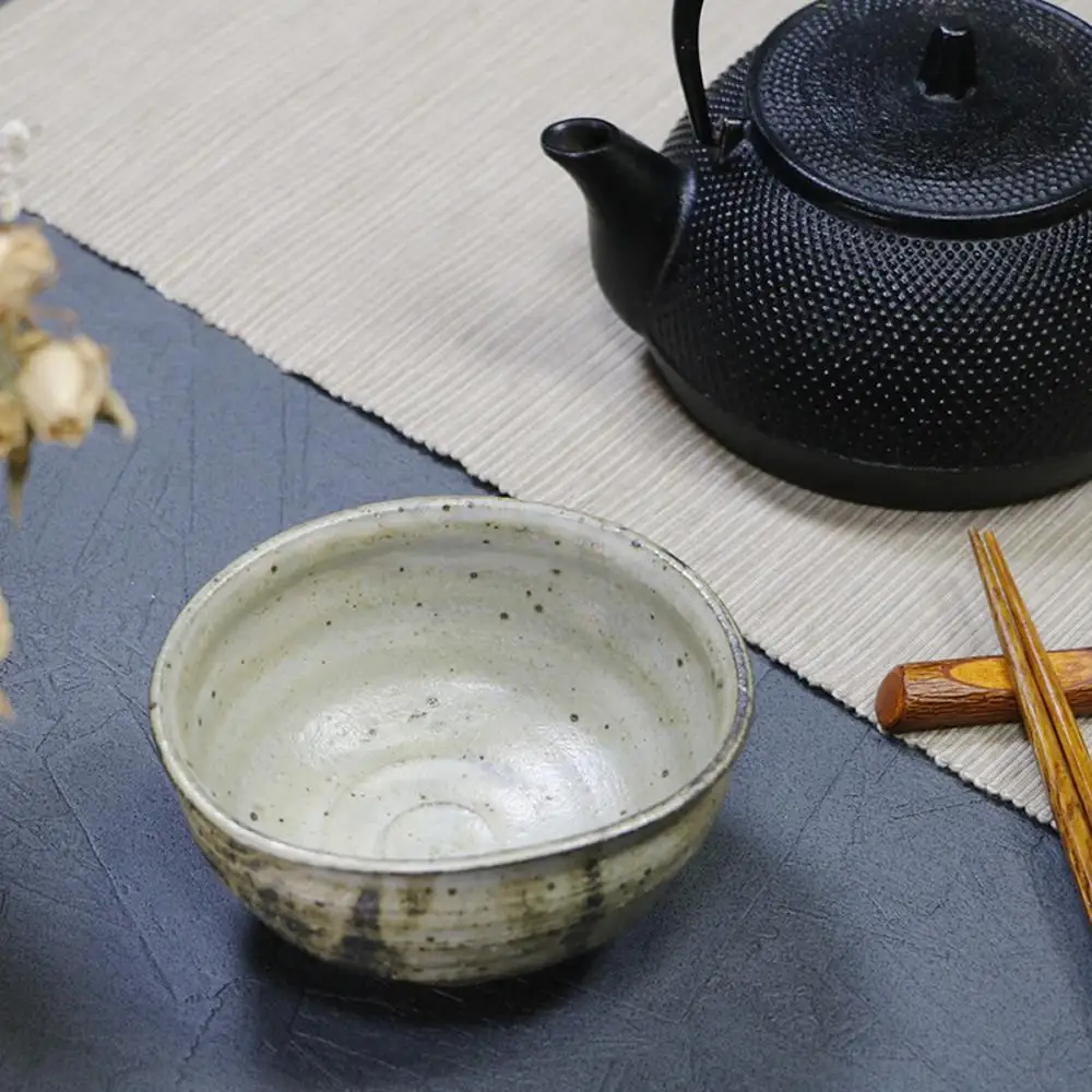 信楽焼 山河・紅ハケメたわみ小鉢 陶器