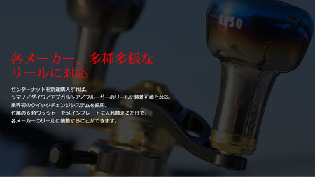 LIVRE リブレ CRANK120（ダイワ左タイプ） （ガンメタ×ブルー）F25N-183[AMBB077-5]