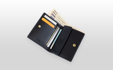 財布 TAANNERR Half Wallet ブラック ディープブルー グリーン レッドブラウン 姫路 レザー キャメル ユニセックス ケアクリーム付き 二つ折り 二つ折り財布 ハーフウォレット 革小物 本革 日本製 職人手づくり ブランド財布 兵庫 兵庫県 姫路市 Black