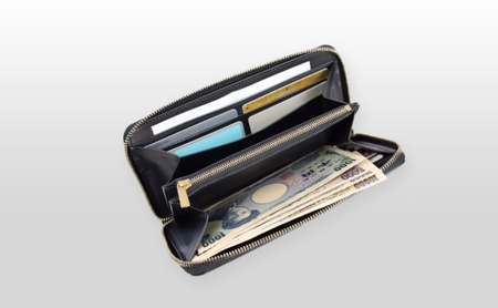 長財布 TAANNERR Roundzip Long Wallet ブラック ディープブルー グリーン レッドブラウン キャメル 姫路 レザー ユニセックス ケアクリーム付き ラウンドジップ ウォレット 財布 革小物 本革 日本製 職人手づくり ブランド財布 兵庫 兵庫県 姫路市 Black