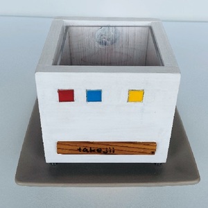 アート ボックス  ART BOX GREEN /002(□）  観葉植物 多肉植物 アートボックス