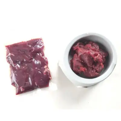 ペットフード 三河のジビエ 成犬用「カット肉」(1才～7才対象)
