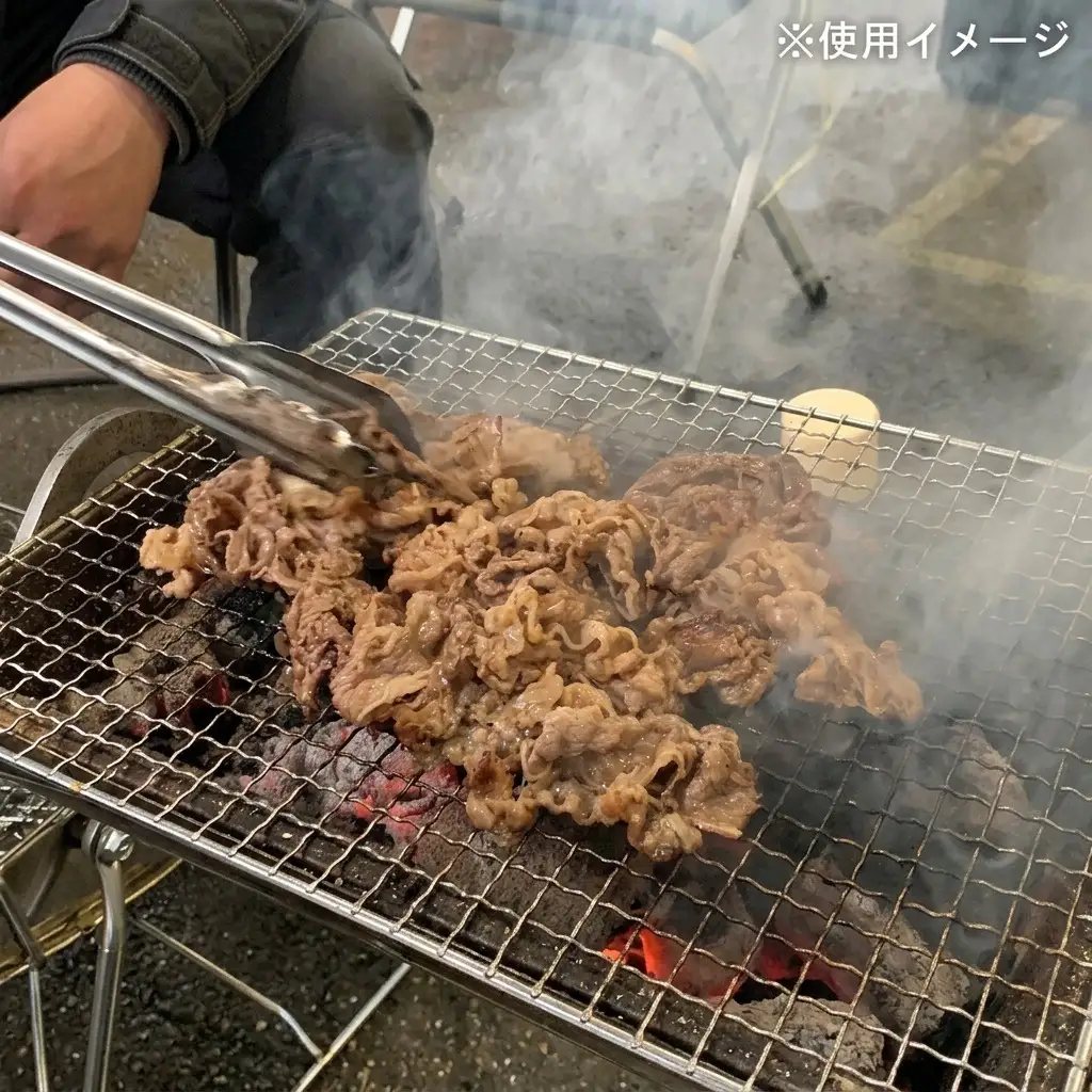 BBQコンロ BBQ stove WIDE ステンレス 焼網付 BBQコンロ