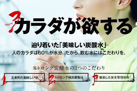 強炭酸水 ストロング 24本 500ml 炭酸