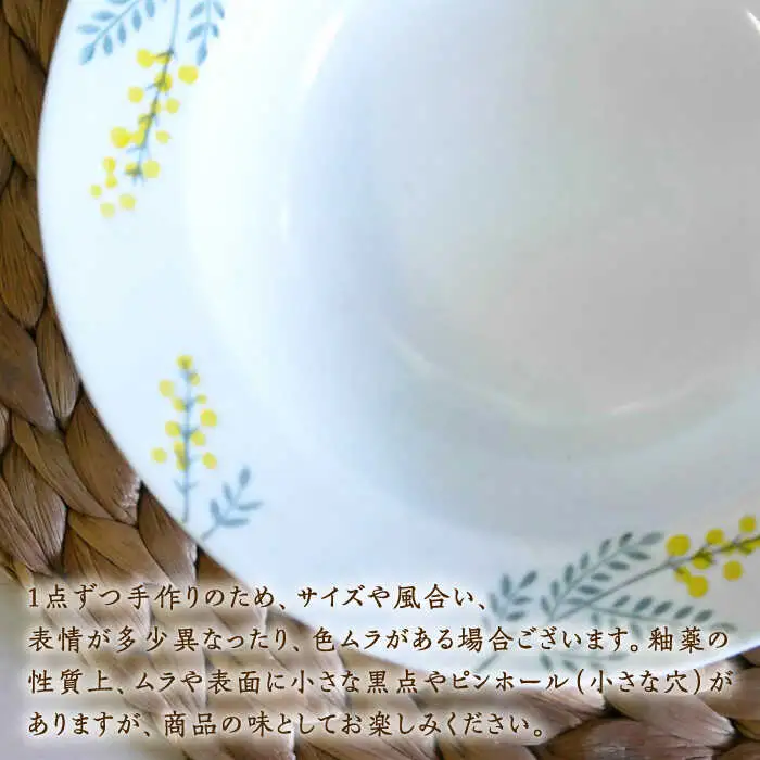 【波佐見焼】和ミモザ ボウルM 2枚セット【和山】[WB155]