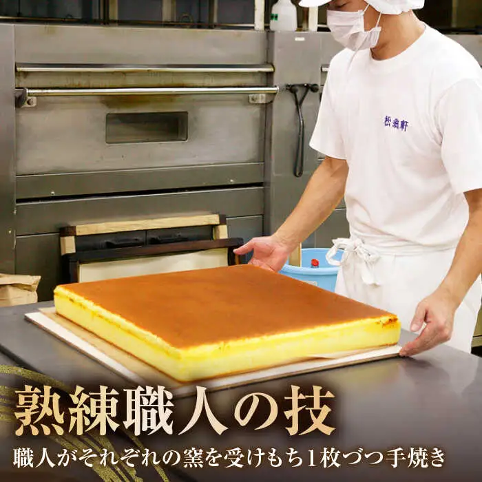 五三焼カステラ1本 化粧箱入り / カステラ かすてら 五三焼 スイーツ 菓子 / 諫早市 / 株式会社松翁軒 [AHCT013]