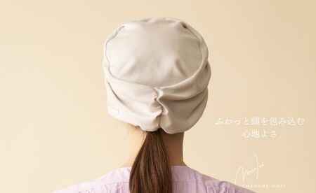 オーガニックコットン ベア天竺ハット＜脱がなくていい帽子＞ (カラー：パープル、サイズ：M)_0200-001-T06-4-2