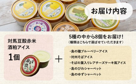 対馬 プレミアム アイス 6種セットアイスクリーム セット スイーツ  [WAM004]