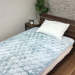 吸湿発熱 MOIS＆HEAT マイヤー敷パッド　シングル1枚 [6317]