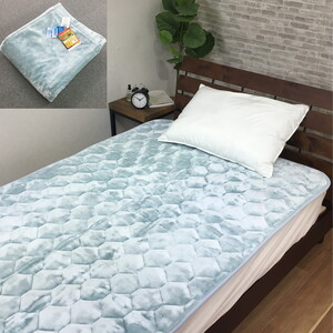 吸湿発熱 MOIS＆HEAT ニューマイヤー毛布＆敷パッド シングルセット [1317][6317]