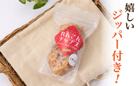 れんこんチップス（うすしお味）40g×4袋 / れんこんチップス [IAZ012]