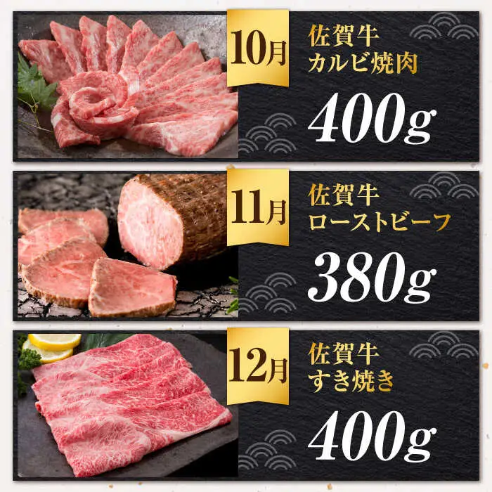 【全12回定期便】＜20万コース＞特選佐賀牛 月替わりバラエティパック 計4.7kg[FCV004]