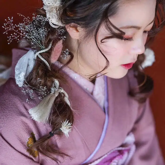 【憧れの十三参り】満12歳のお嬢様 振袖一式お出かけプラン ▼ 着物 式 お祝い 写真 撮影 記念 桂川町/studio.FELIZ [ADBU002]