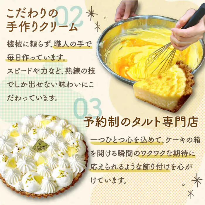 【2027年4月-発送】チョコミントのタルトケーキ [SAA027] ケーキ
