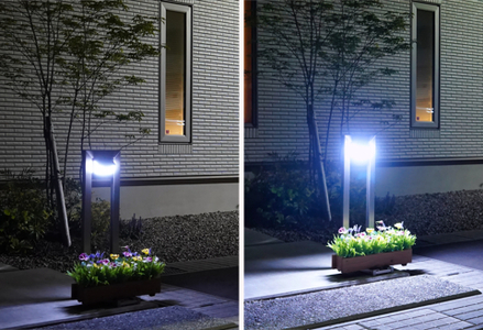 フランプF01型/LEDライト付きフラワースタンド ダークカラー　ライトスタンド 家 