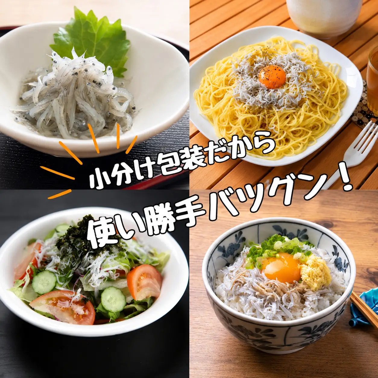冷凍釜揚げしらす500g （100g×5パック） / シラス 厳選 小分け 冷凍便 お米のおとも【dig001B】