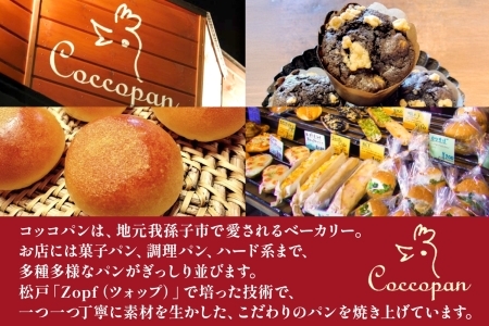 Coccopan 朝食パン 9種 冷凍パン 詰め合わせ 我孫子市 《30日以内に出荷予定(土日祝除く)》