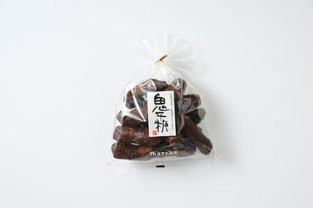 ミヤト製菓　鬼平糖黒（巾着）200g×12袋 ｜ かりんとう カリントウ 和菓子 菓子 スイーツ おやつ おいしい 定番 揚げ菓子 米油 老舗 お茶請け 黒糖 おかし 工場直送 お取り寄せ ギフト 贈答 贈り物 プレゼント ご褒美 茨城県 古河市 _EF05