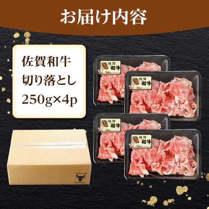 牛肉切り落とし 計1kg NAC031 牛肉
