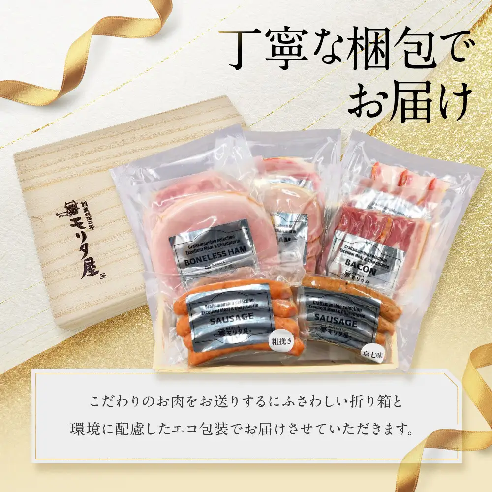 【京都モリタ屋】モリタ屋ハム・ソーセージ・ベーコンセット｜京都 老舗 有名店 ﾍﾞｰｺﾝ