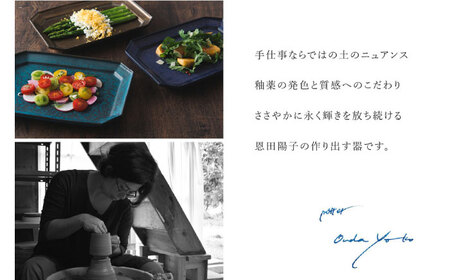 【美濃焼】 恩田陽子 リムプレート 皿 S 3色各1点 計3点セット グリーン ゴールド パープル 瑞浪市 / JS企画 食器 プレート おしゃれ セット [AZAZ034]