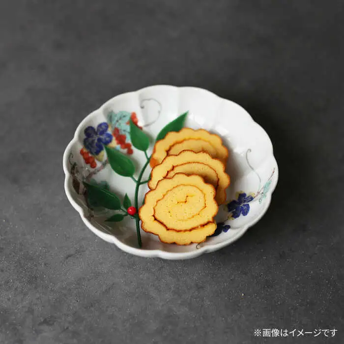 【波佐見焼 マルヒロ】BARBAR 色絵 菊形鉢 中 セット（5点）全5柄[EB195]