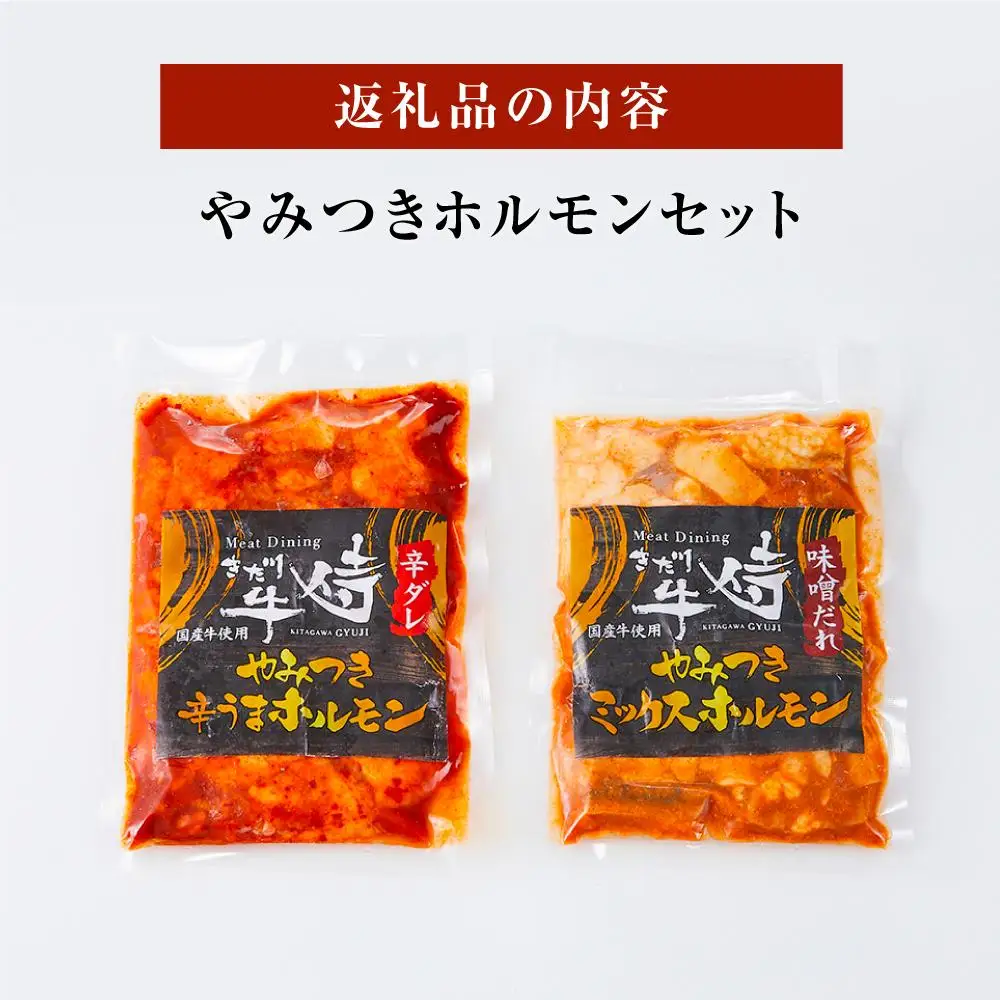 やみつきホルモンセット 400g