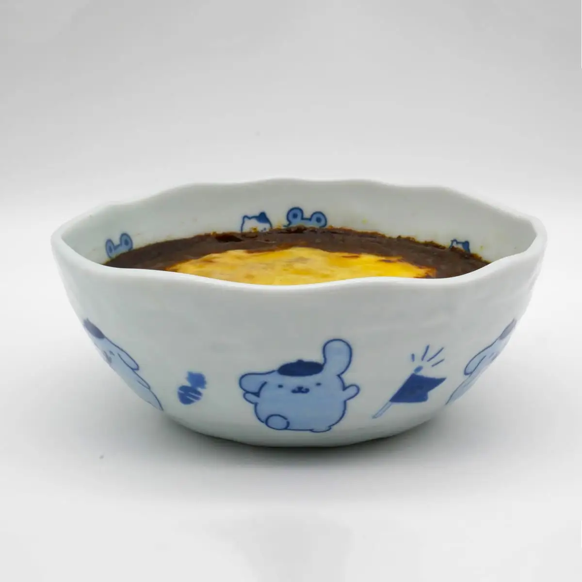 ポムポムプリン 有田焼カレー (小) 2個セット【プレアデス】コラボ ボウル お皿 焼カレー 佐賀県産米 贈り物 ギフト al004