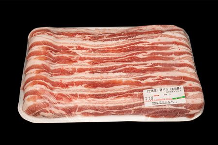 548 豚肉 バラ スライス 1.4kg 茨城県 ブランド豚 美明豚 SPF豚 肉質 柔らか ジューシー 甘み【茨城県共通返礼品/行方市】