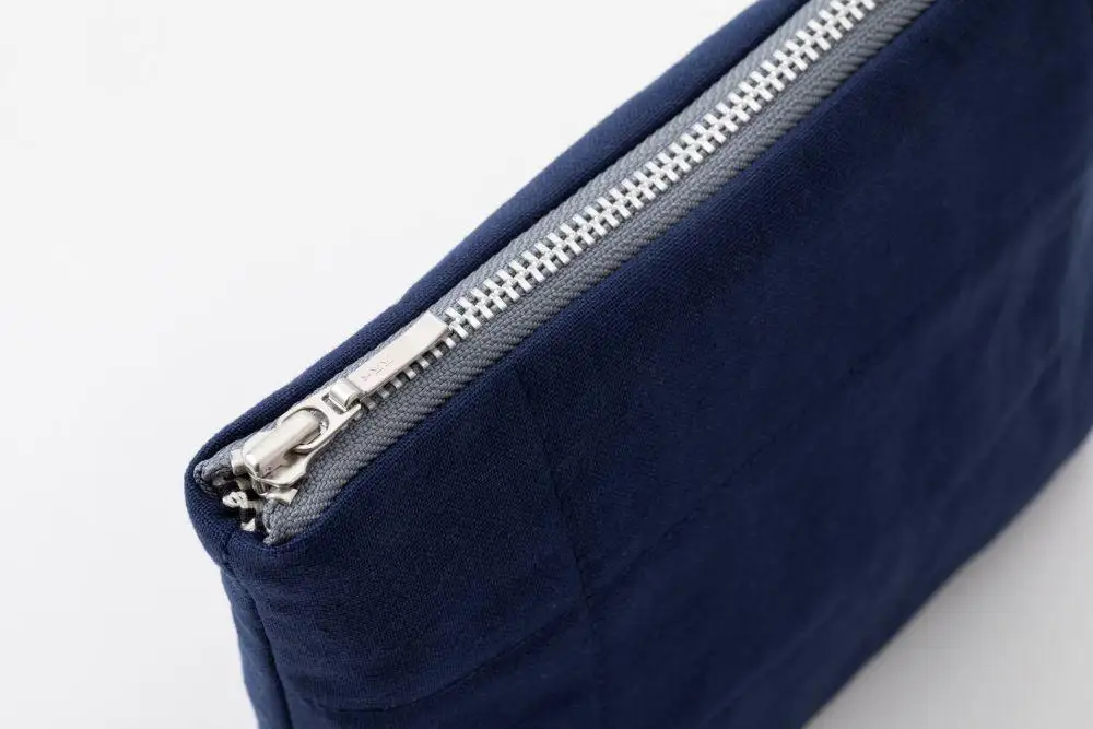 【kiten.kyoto】HANTEN.  Pouch 深緑（FUKAMIDORI）