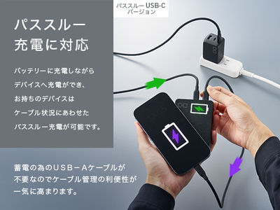 CIO モバイルバッテリー 10000mAh SMARTCOBY Pro SLIM ブラック｜充電器 [2185]