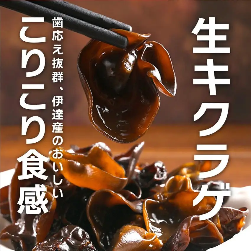 [5525-1107]湘南しいたけ 生 きくらげ 500g きくらげ 木耳 キクラゲ 生 ぷりぷり プリプリ こりこり コリコリ 栄養 ヘルシー ダイエット 中華  アレンジ スープ サラダ 新鮮 きのこ キノコ 弾力 みずみずしい 北海道 伊達市