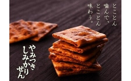 大人気！やみつきしみかりせん入》さがえ屋煎餅 段重ね「贅（ぜい