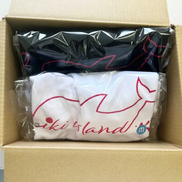 壱岐オリジナルイルカTシャツ親子セット≪壱岐市≫【下久商店株式会社】 Tシャツ お土産 焼酎 壱岐島 離島 [JBZ080] 服
