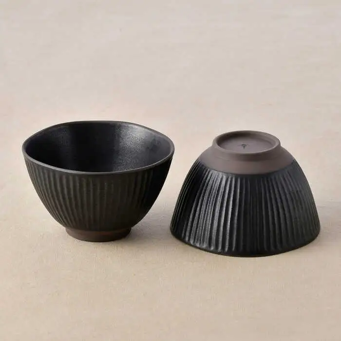 【波佐見焼】しのぎ 丼ぶり 4色セット【トーエー】[QC77]