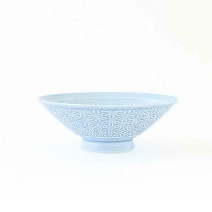 【波佐見焼】角麻 平茶碗 ペア 白・青磁 食器 皿【翔芳窯】[FE311]