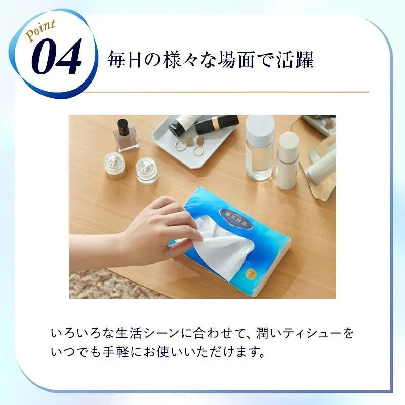 ティッシュ エリエール 贅沢保湿 ソフトパック 54個 ティッシュ
