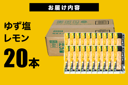 PROFIT SASAMI 20本 ゆず塩レモン プロテインバー CZ-008