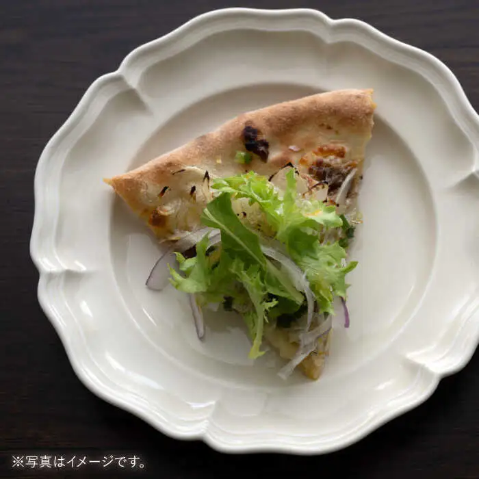 【波佐見焼】ombre de fleur プレートL ミルキーホワイト 2枚セット 食器 皿【翔芳窯】[FE367]