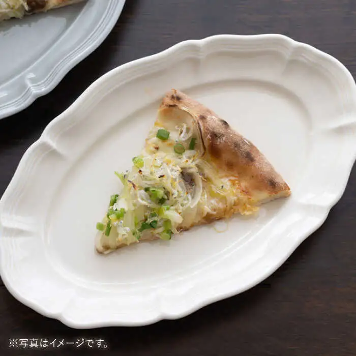 【波佐見焼】ombre de fleur オーバルプレート ミルキーホワイト 2枚セット 食器 皿【翔芳窯】[FE377]