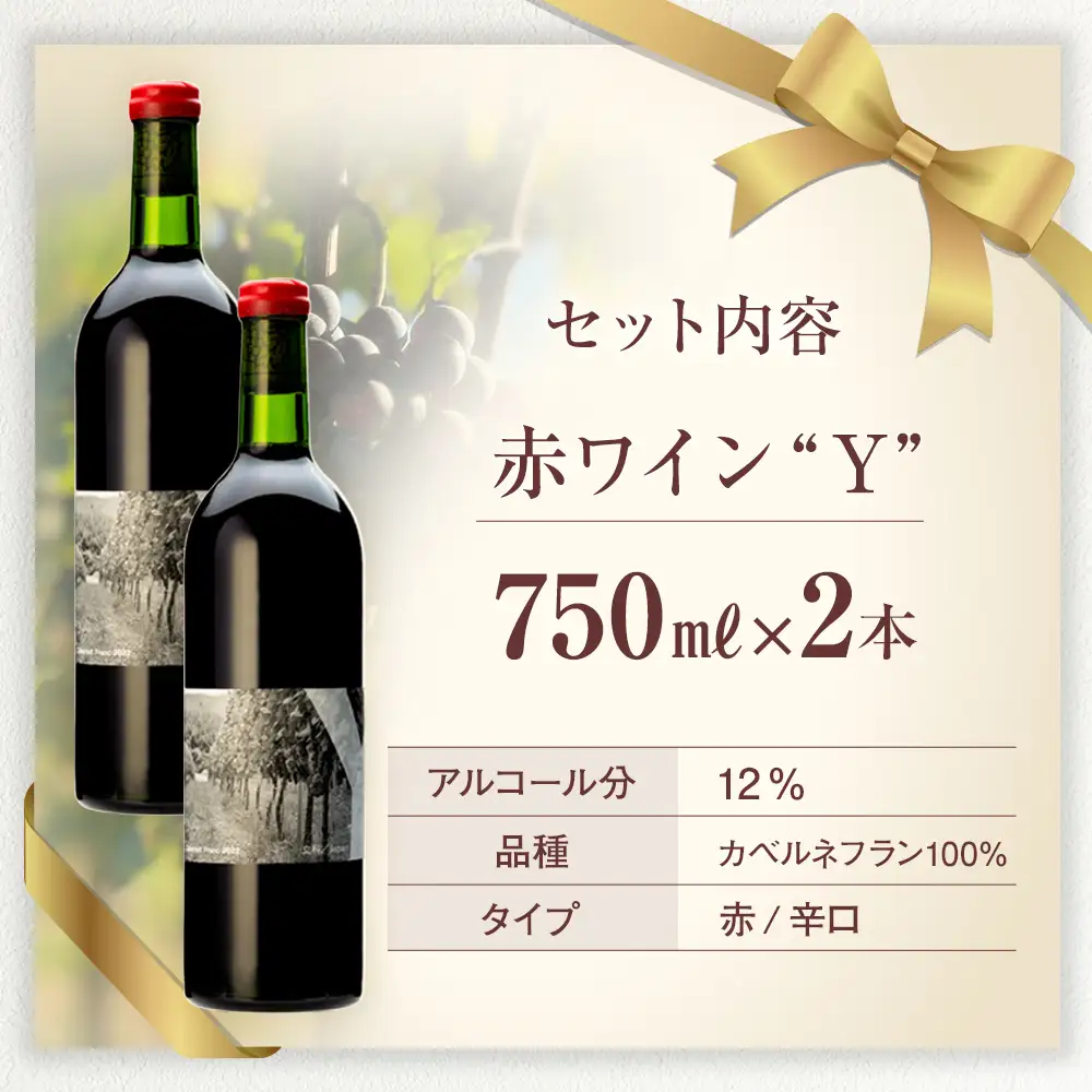 赤ワイン("Y")2本セット