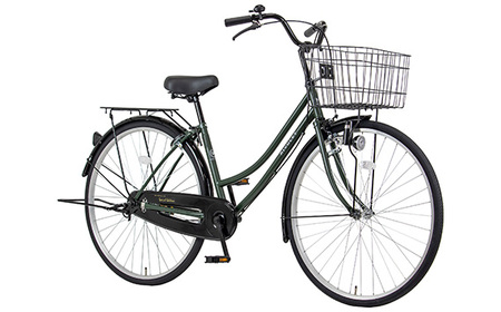 マットダークグリーン　マルクル「リブレットホームBK261」 ／ 自転車 シティサイクル 通勤 通学 日常使い 26インチ ギアなし BAA適合 MARCLE 埼玉県 No.161-03
