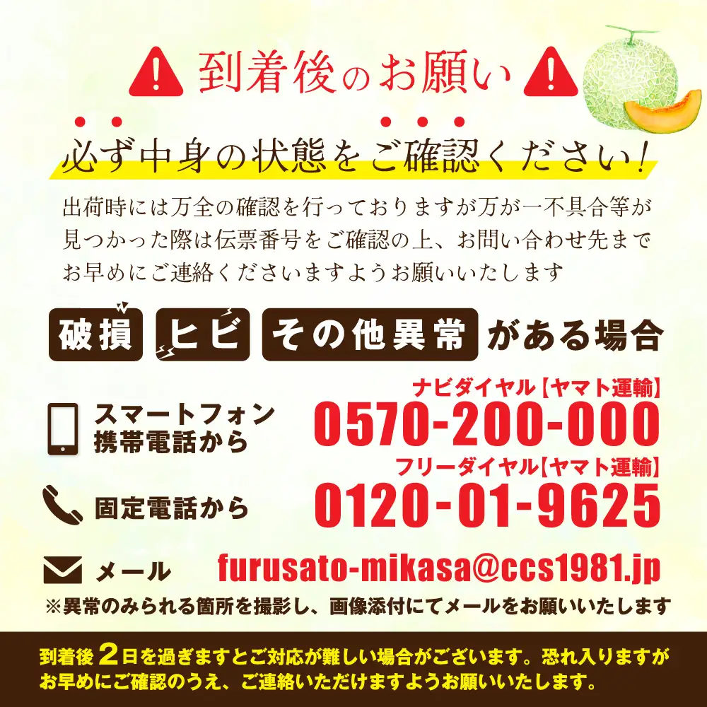 《2026年分受付中》三笠メロン3玉入(4.0kg以上)【0130101】
