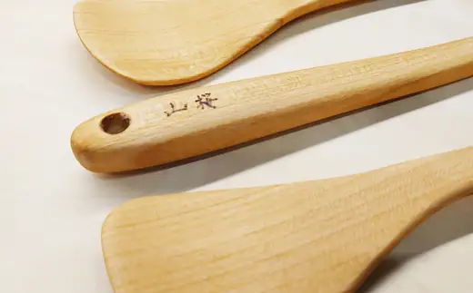 桜の木ベラ（左利き用）【山仁物産 】